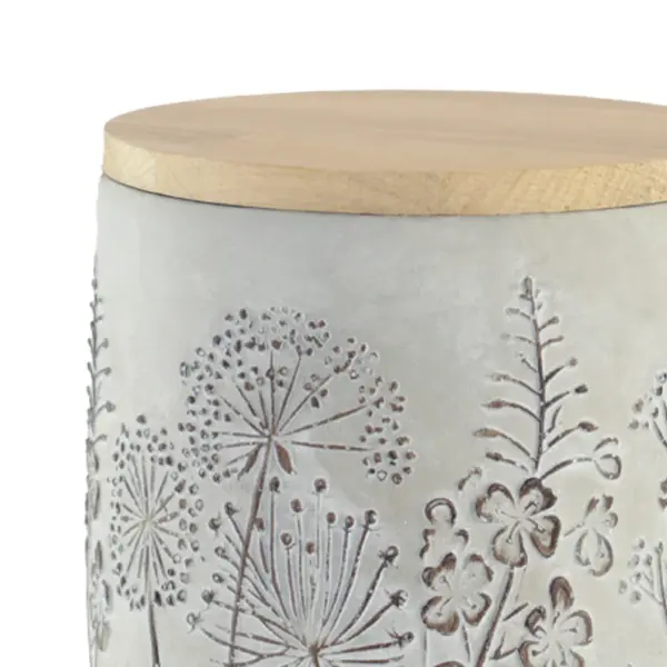Keramik Tierurne Wildblumen – Bild 3