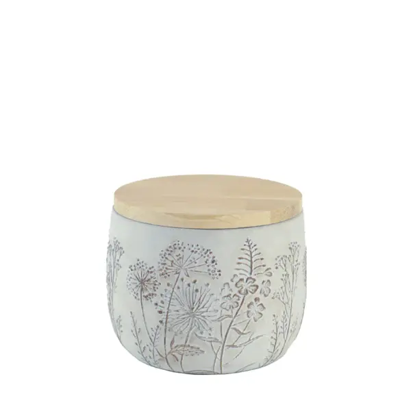 Keramik Tierurne Wildblumen – Bild 5