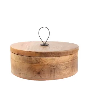 Holz Tierurne Industrial Style